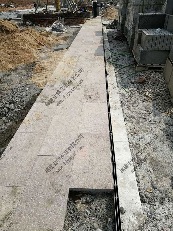 縫隙式線性排水溝施工圖