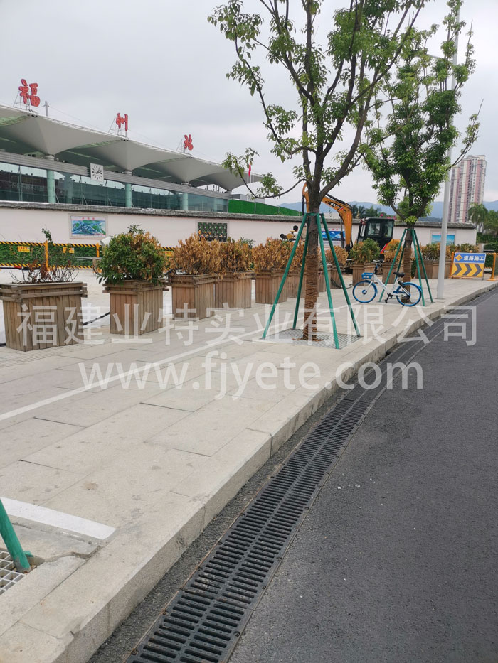 樹脂混凝土排水溝動車站案例